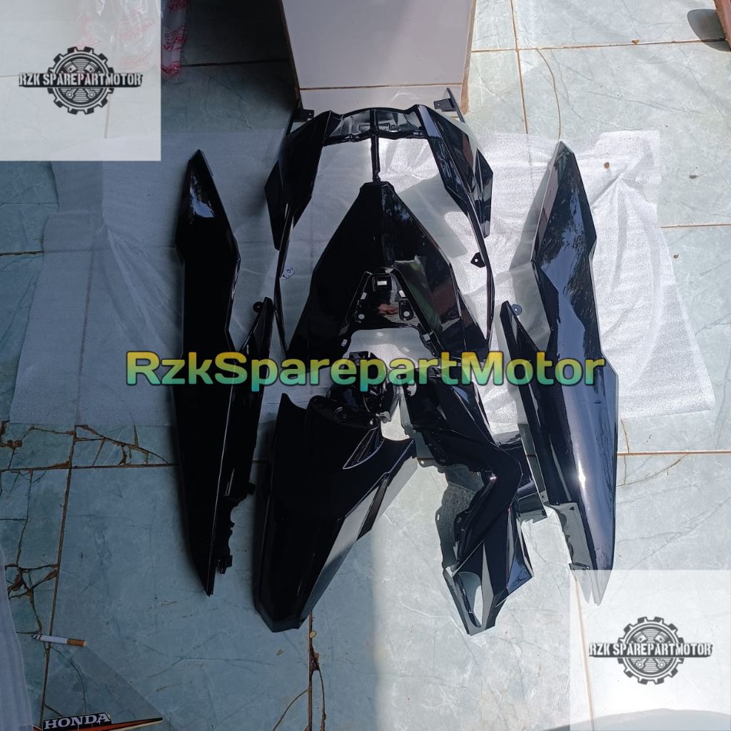 Cover Full Set Body Halus Honda Beat Eco Esp 2016 2017 2018 2019 Hitam