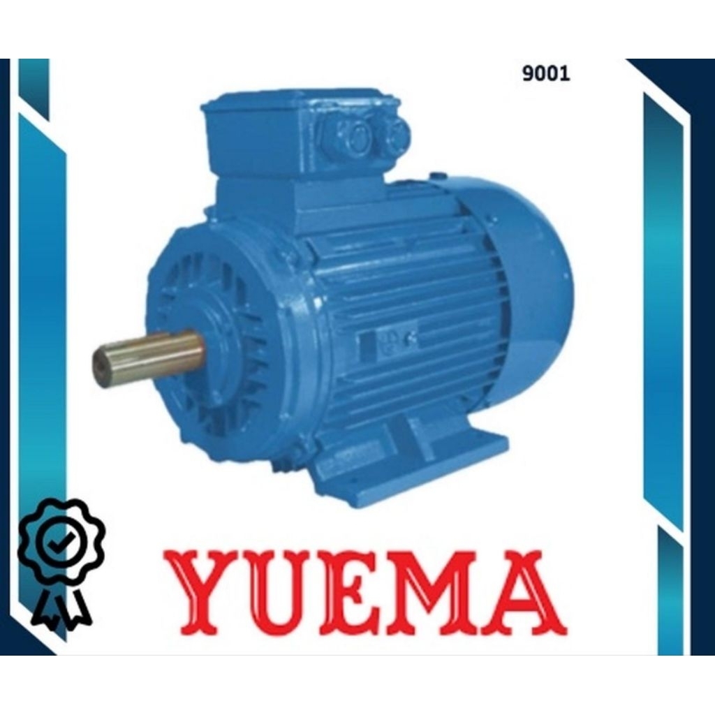 YUEMA Elektro Motor 4Pole 5.5Hp B3 3Phase