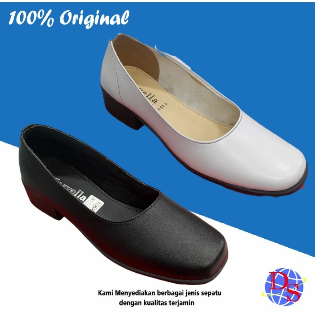 Sepatu Pantofel Wanita Hak 3 Cm Sepatu Pantofel Sekolah