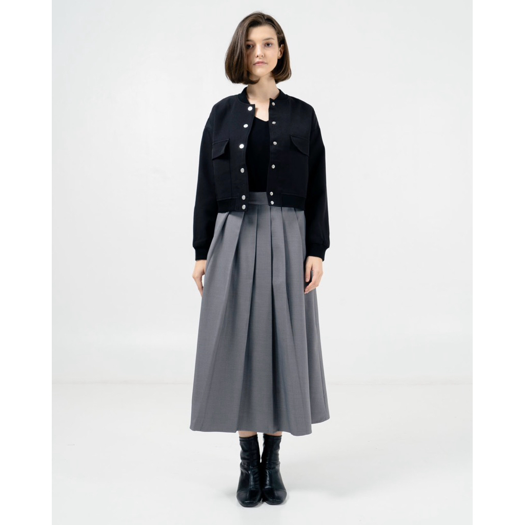 This Is April - Jaket Bomber Cassandra Black Outer