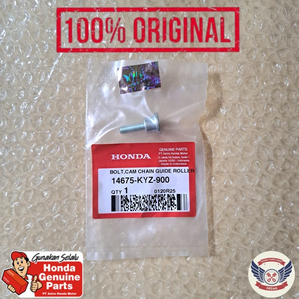 14675KYZ900 Baut Roll Keteng Teming Bolt Cam Chain Guide Rooler - Supra X 125 New FI K41 , Supra X 1