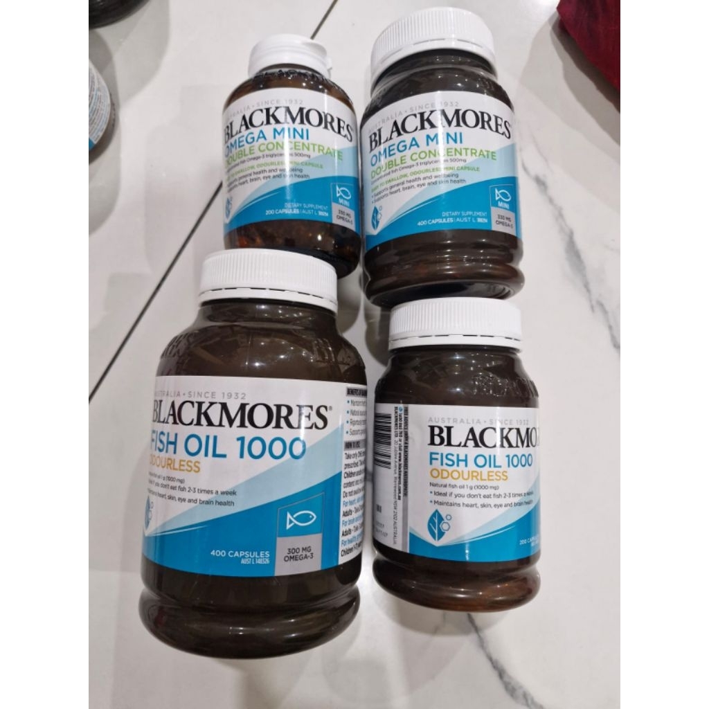 fish oil minyak ikan omega 3 odourless , omega mini double