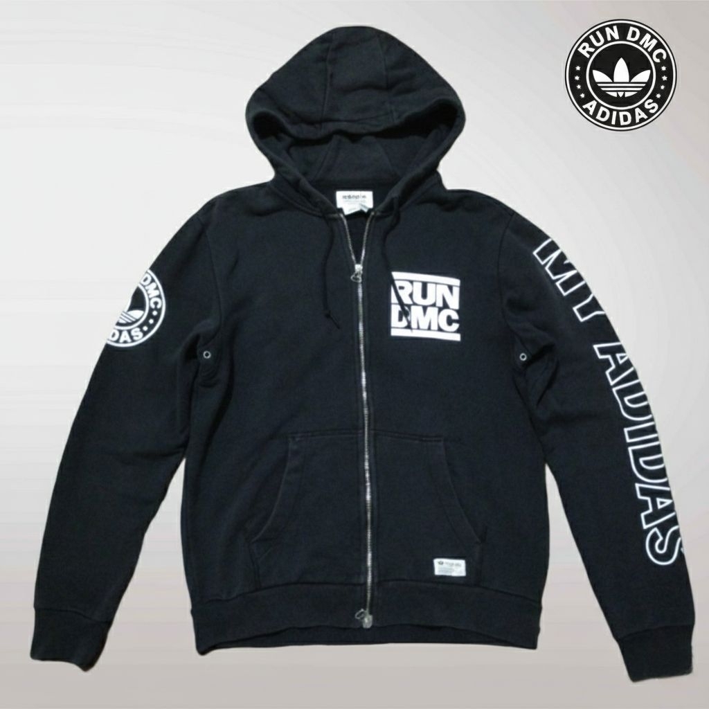 4DDS orgnls x RUN DMC "My Adds" Anniversary 2014 Zip Hoodie - M64175 -  Double zipper - size L/asia 