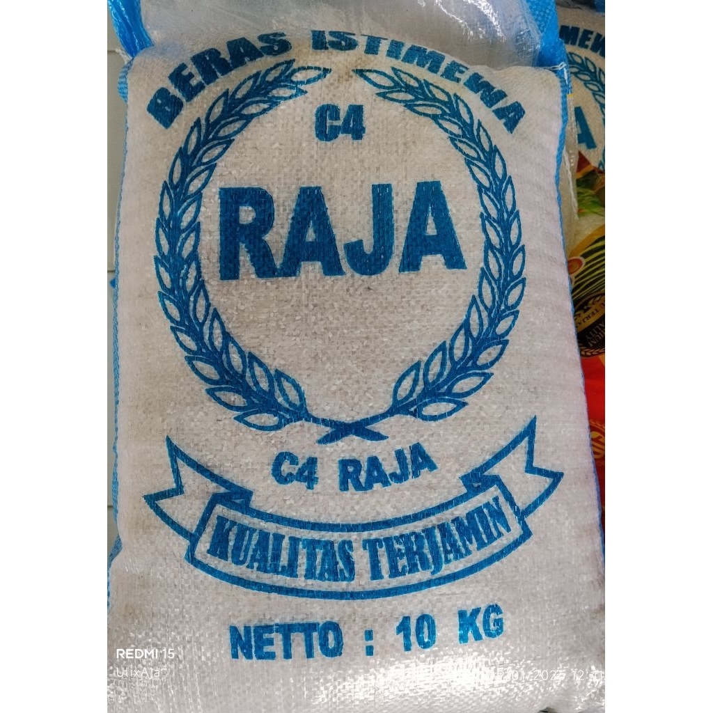 Beras C4 10KG Bersih Pulen Enak, Beras Panenan Lokal