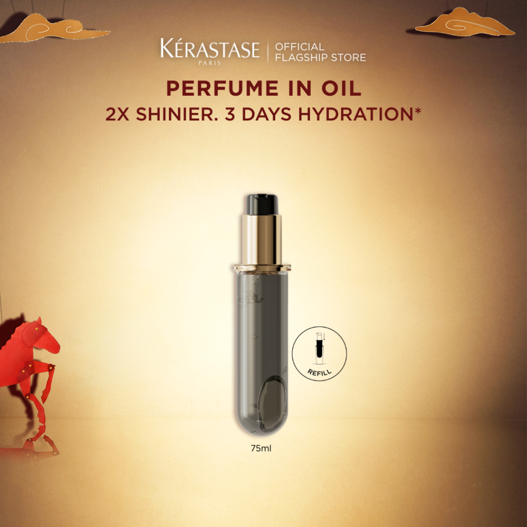 Kerastase Chronologiste Hair Oil 75ml (Refill Bottle) Hair Perfume in Oil - Parfum Rambut dan Serum 