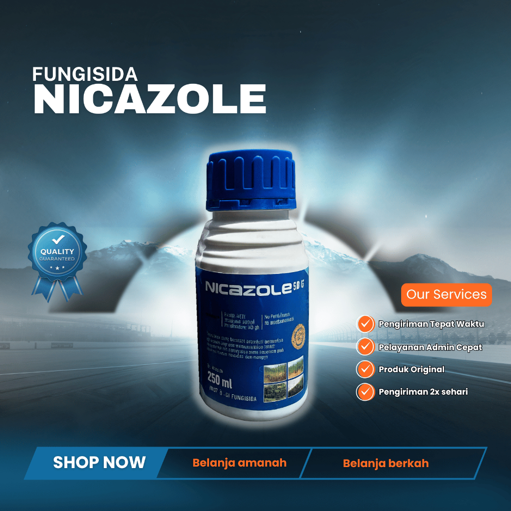 Fungisida Nicazole 510 EC fungisida 2 bahan aktif untuk boler/moler pada bawang merah