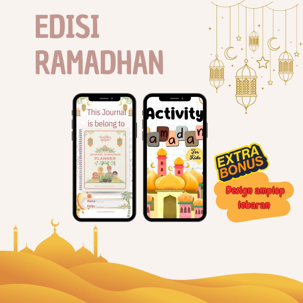 Worksheet Anak PAUD TK SD PDF|Jurnal Ramadhan|Buku Aktivitas Ramadhan|