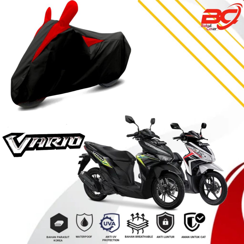 sarung motor waterproof HONDA VARIO 110,115,125,NEW VARIO 125,cover motor anti air, penutup body mot