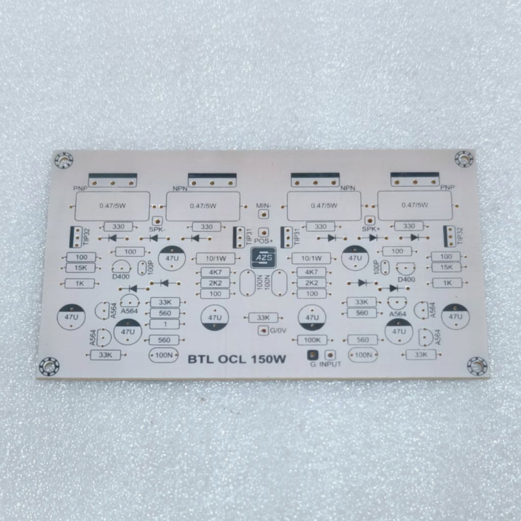 PCB Driver OCL 150W BTL Power Amplifier