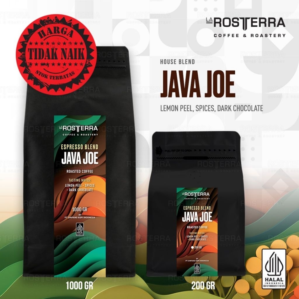 Biji Kopi Java Joe Blend Coffee House Blend 30:70 Latte Capuccino Esspreso 1kg