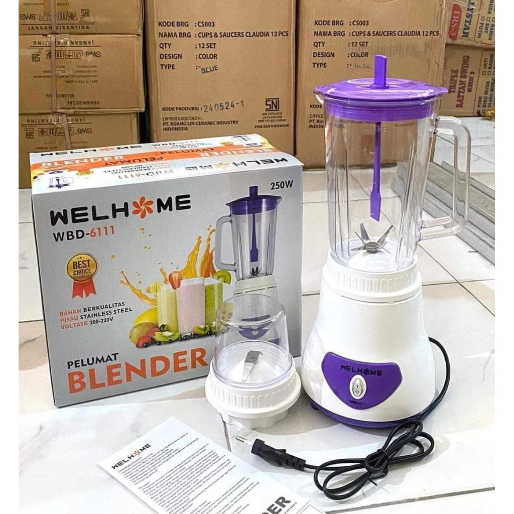 Blender Kapsul Blender Welhome TD Viva National 2 in 1 HC Blender Yamakawa Buah Juicer Portable dan 
