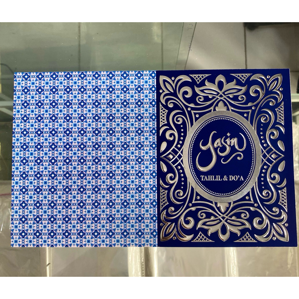Cover Yasin Erba 2108 Foil Emas Silver Embos Blanko Erba