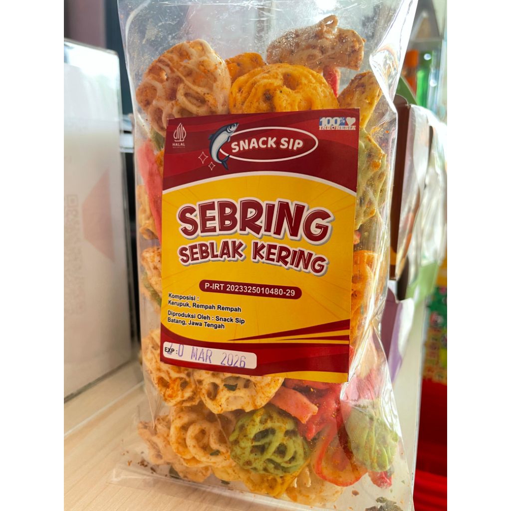 Seblak Kering mix - Pedas Nikmat, Tanpa Bumbu Instan, Sensasi Gurih