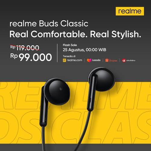 Headset Realme Buds Classic In-Ear Earphone headset realme buds classic
