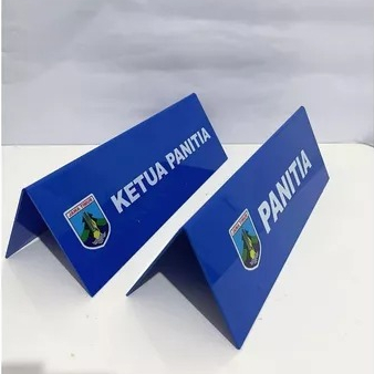 Papan Nama Meja Akrilik Custom