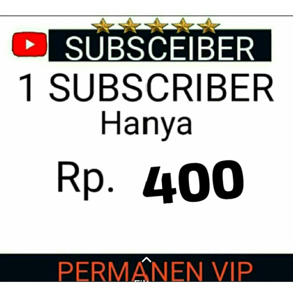 SUBSCRIBER YOUTUBE  MURAH bergaransi