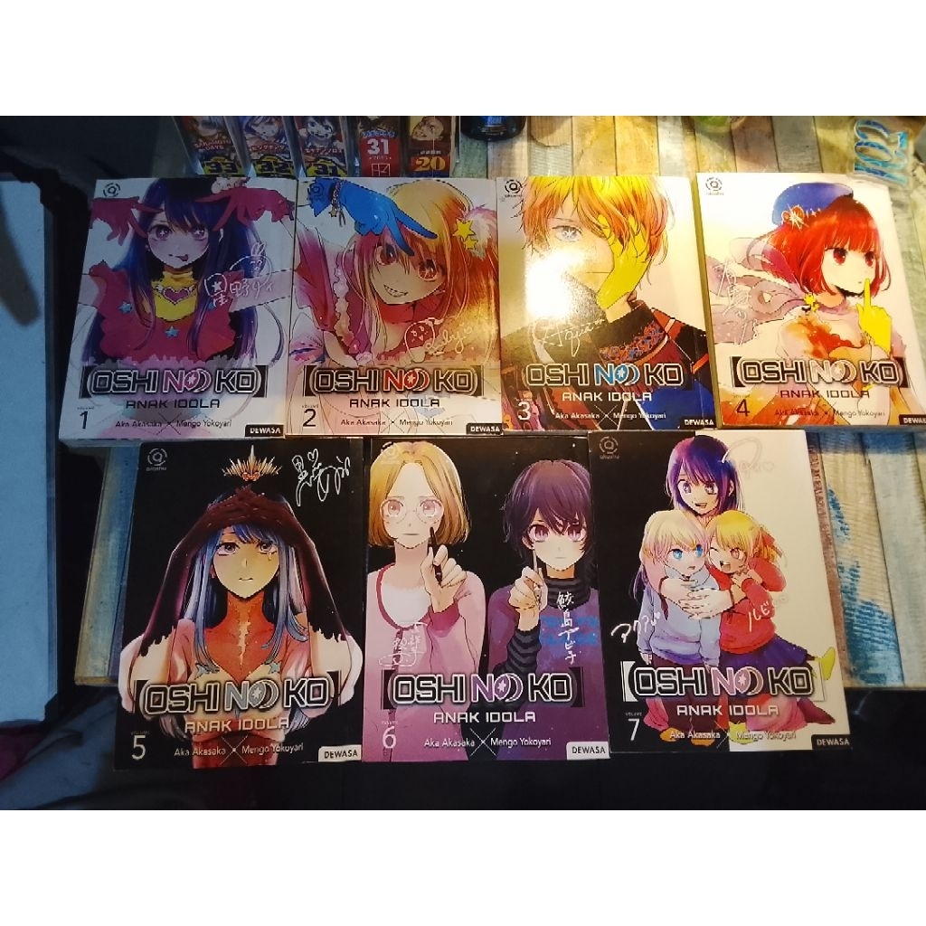 Oshi No Ko Set Manga Aka Akasaka Mengo Yokoyari penerbit Akasha Preloved