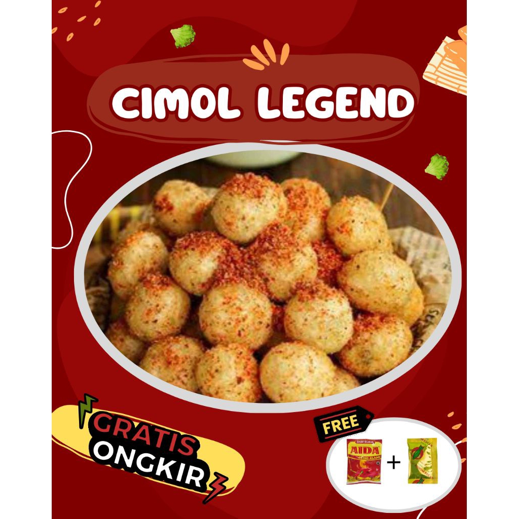 CIMOL LEGEND GRATIS BUMBU ATOM BULAN DAN CABE BUBUK AIDA SETENGAH MATANG