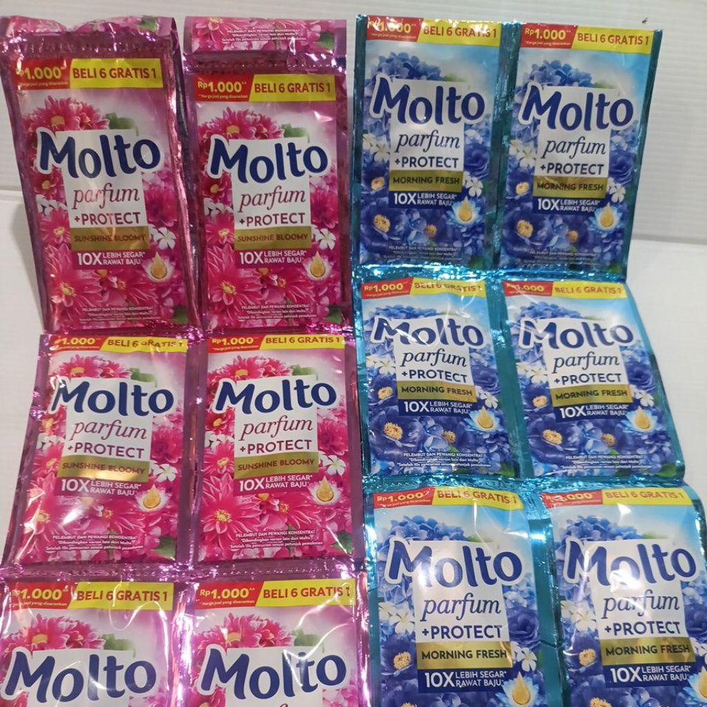 [ 1PP × 14 BKS ] PEWANGI MOLTO SACHET | PEWANGI MOLTO 1000 | PEWANGI MOLTO 18ML