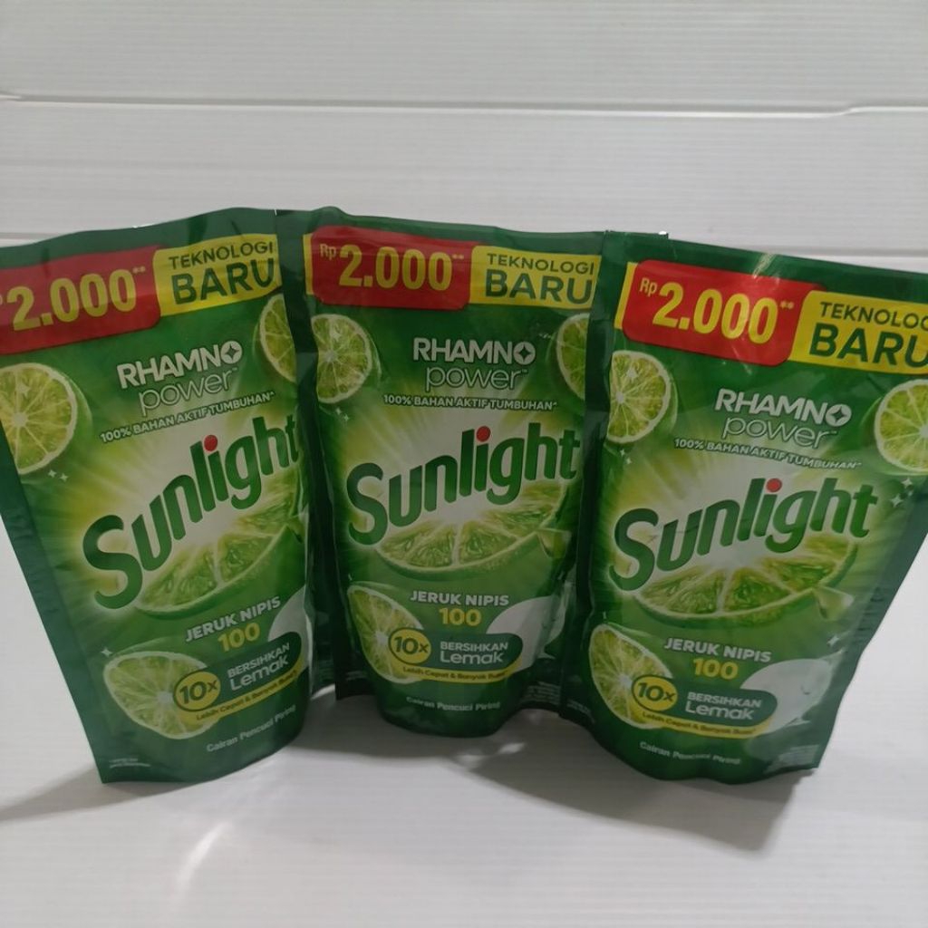 SUNLIGHT 90 G | SUNLIGHT PENCUCI PIRING | SUNLIGHT JERUK NIPIS | CAIRAN PENCUCI PIRING