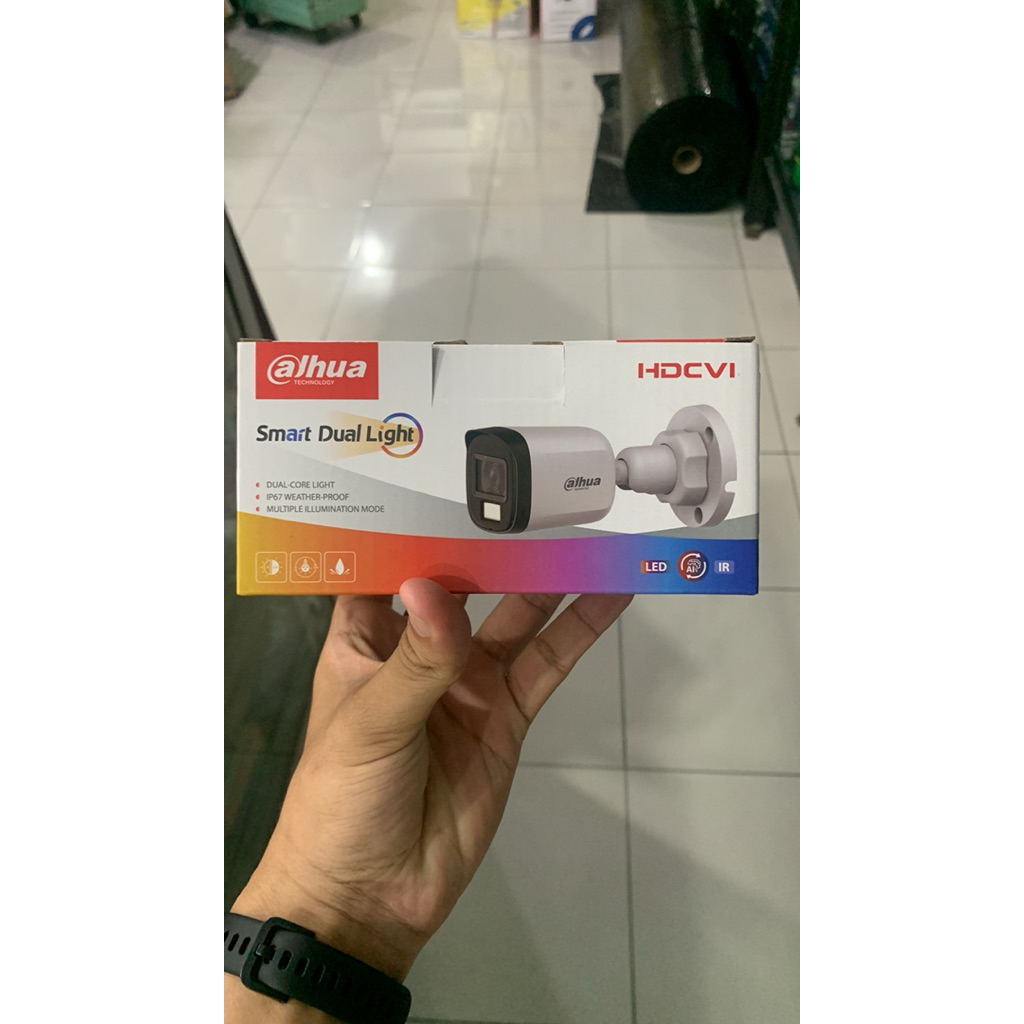 KAMERA DAHUA OUTDOOR ANALOG HFW1240-CMP-IL FULL COLOR NON AUDIO