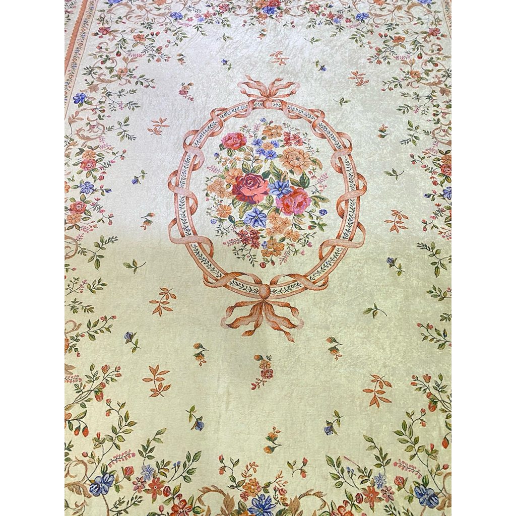 KARPET SHABBY CHIC SHABBYCHIC COQUETTE BUNGA TURKEY TURKI POLYESTER AMBAL