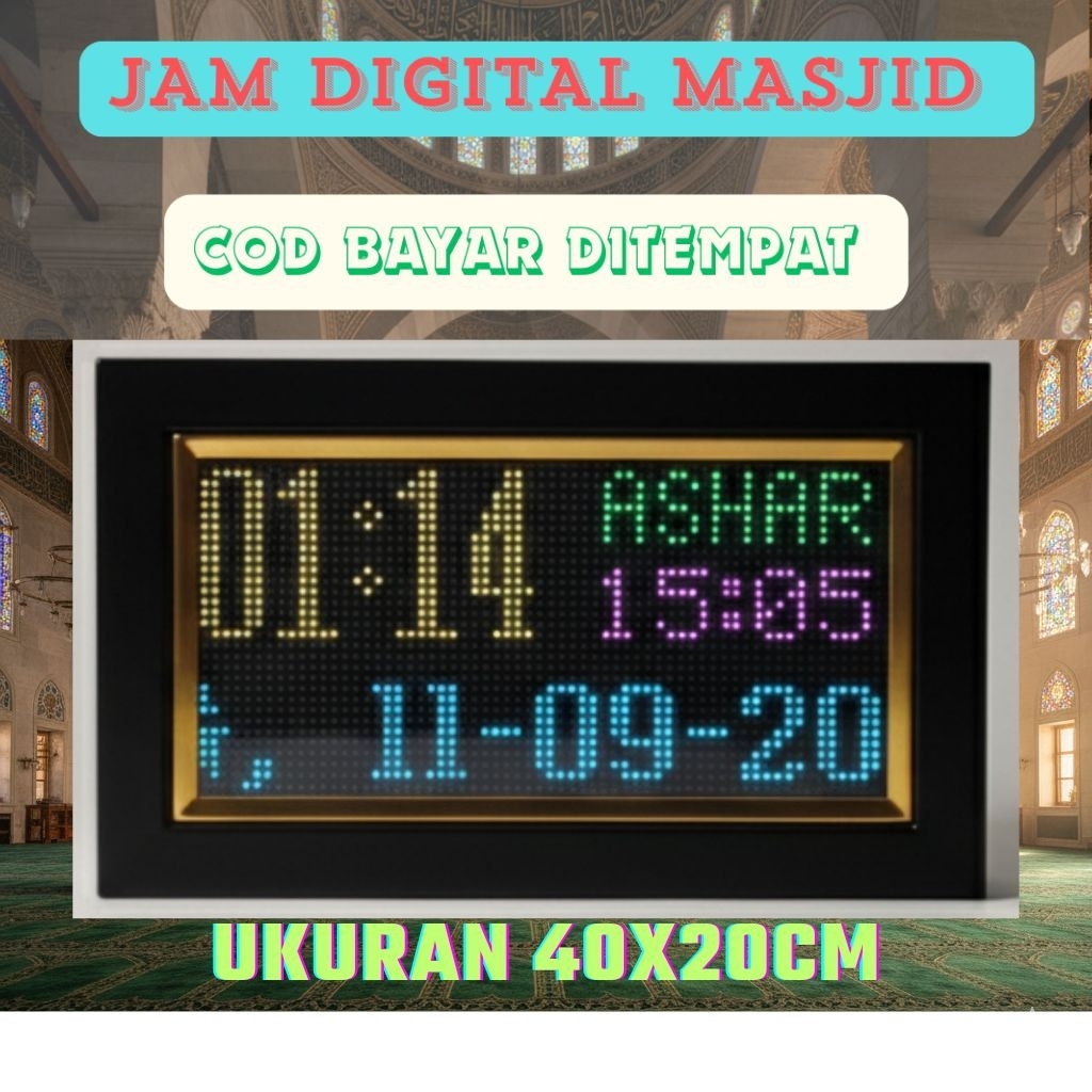 Jam Masjid Jam Masjid Digital Jam Sholat Jam Jadwal Sholat Jam Digital Masjid