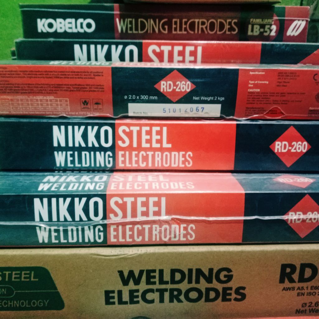 Nikko Steel Kawat Las RD260 20X300mm 2kg