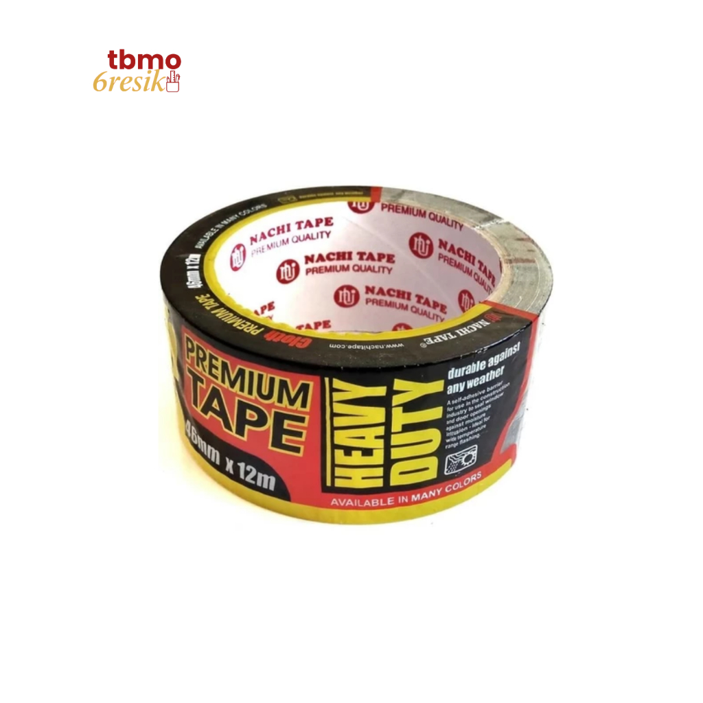 TBMO LINEN TAPE NACHI/LAKBAN KAIN 2'X12Y (46MMX12M) HITAM