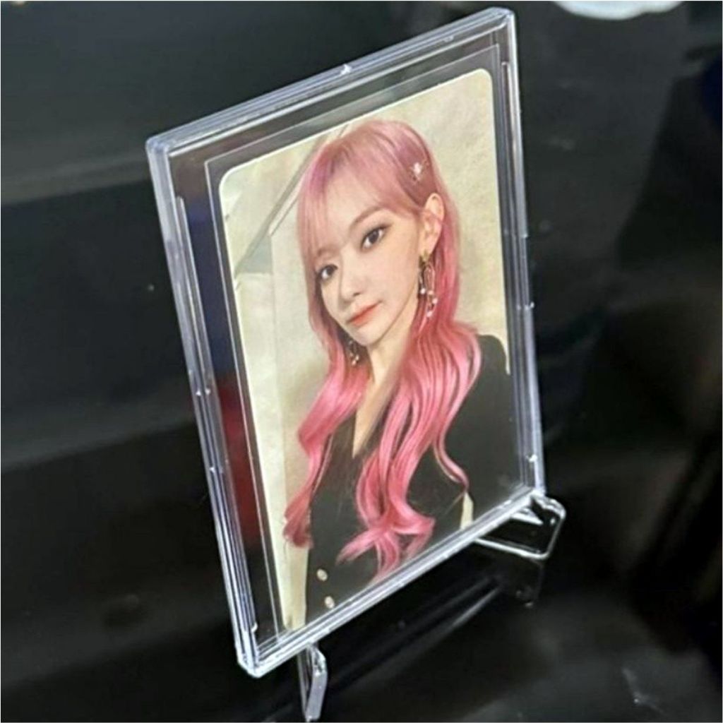 Photocard Acrylic Stand Display / Pajangan Koleksi Kartu Trading HP Photo Card Handphone Holder Case