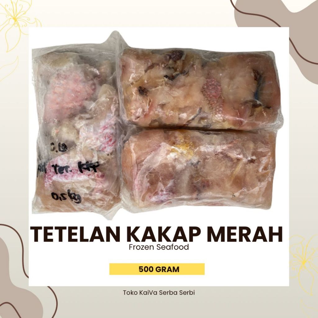TETELAN KAKAP MERAH 500 GRAM | TETELAN IKAN | TETELAN KAKAP