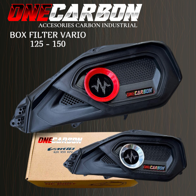 CORONG UDARA TUTUP FILTER VARIO - Box filter vario 125 150 variasi modern ONECARBON