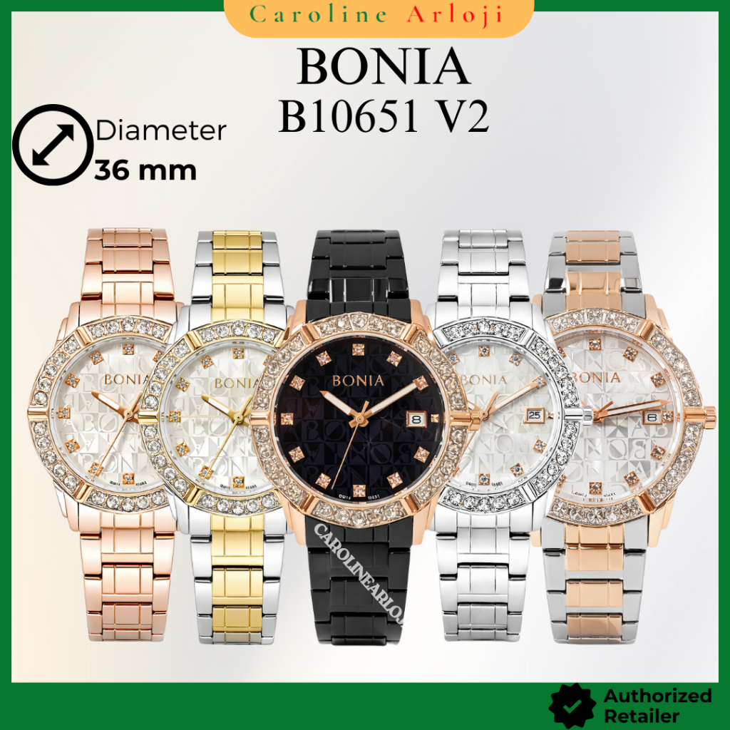 Jam Tangan Wanita Pria Couple Bonia BNB10651 / B10651 / BNB10750 / B10750 Original Garansi Resmi