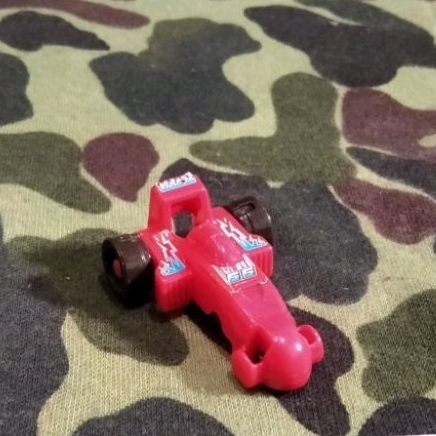 Kinder Joy Mobil Balap 66 Red Race Car Micro Toys Kinder Surprise