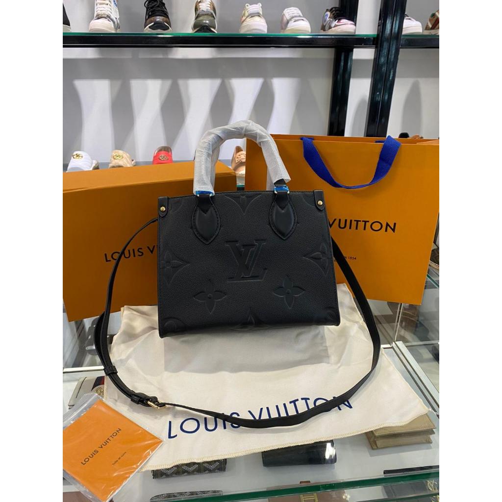 tas selempang wanita small onthego pm noser fullset vvip 45653