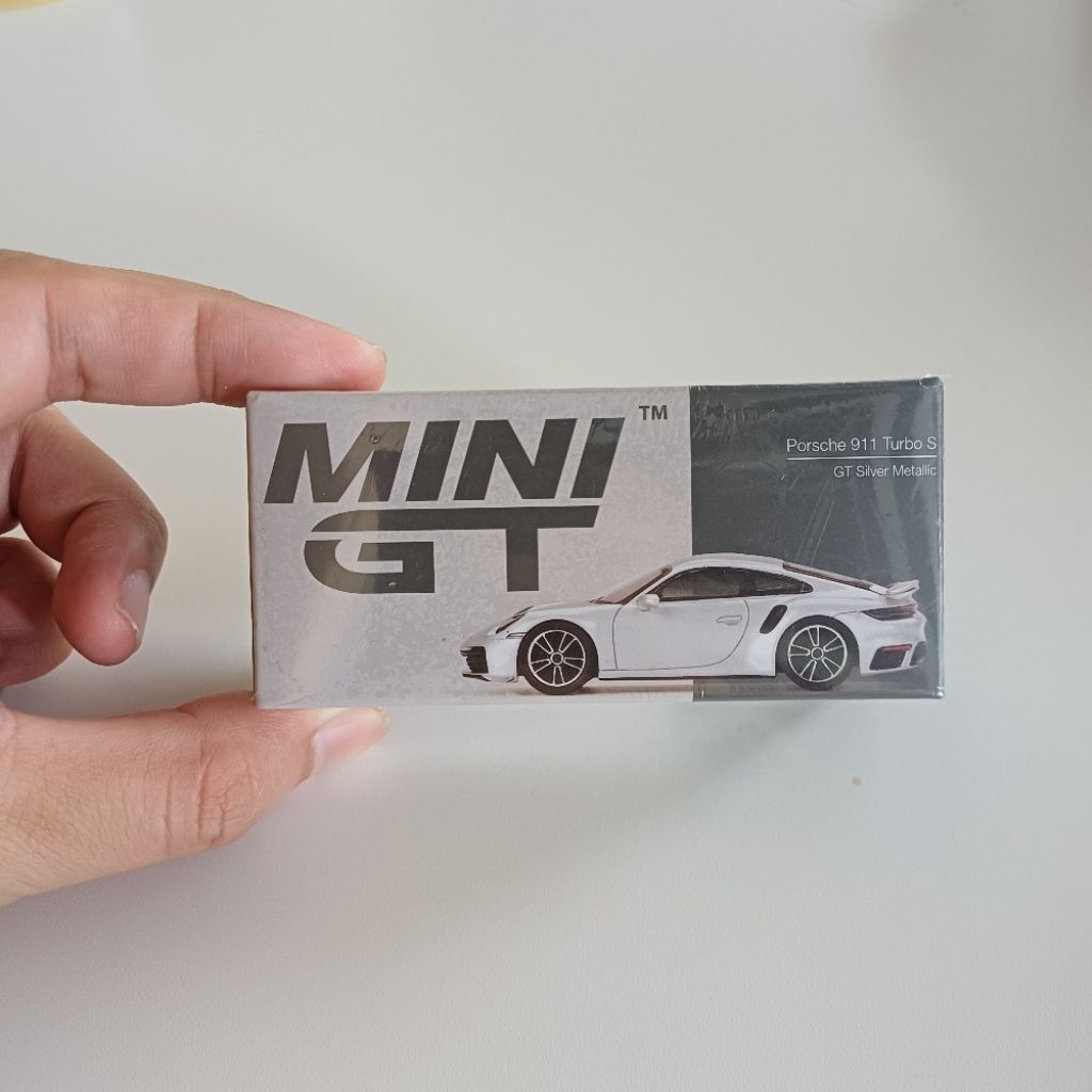 MINI GT Porsche 911 Turbo S GT Silver Metallic