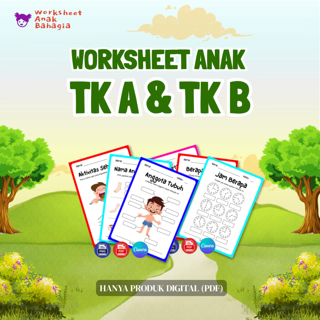 Worksheet Anak Usia 4-6 Tahun | Lengkap untuk TK A dan TK B (Printable PDF) 002
