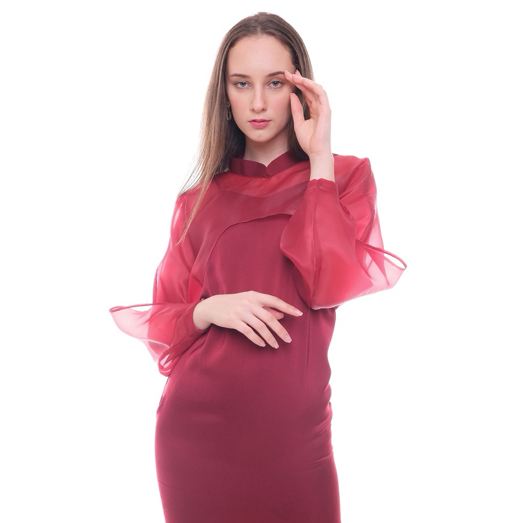 [New] Cheongsam Scarlet Qipao (Outer only) all sizd