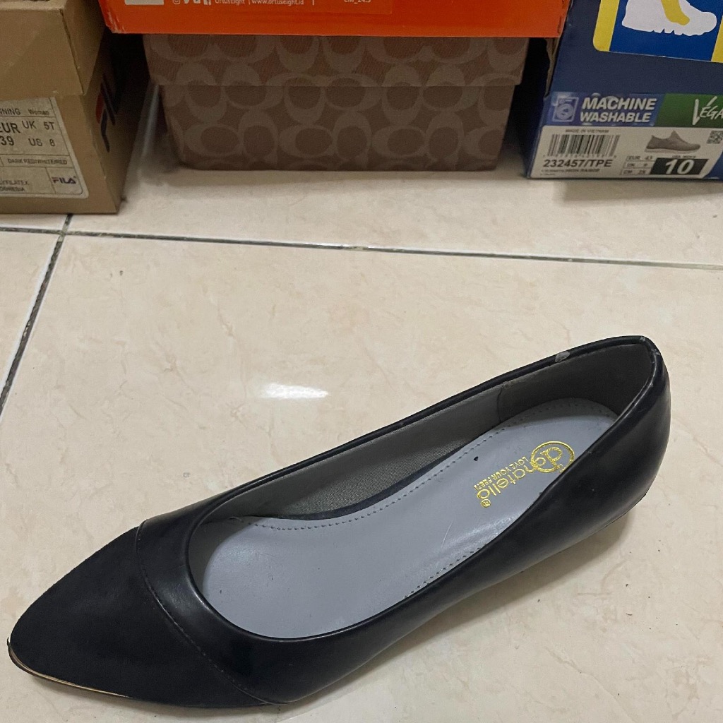 Sepatu Wanita Donatello Original Hitam Elegan | Sepatu Kerja/Formal Wanita Size 37