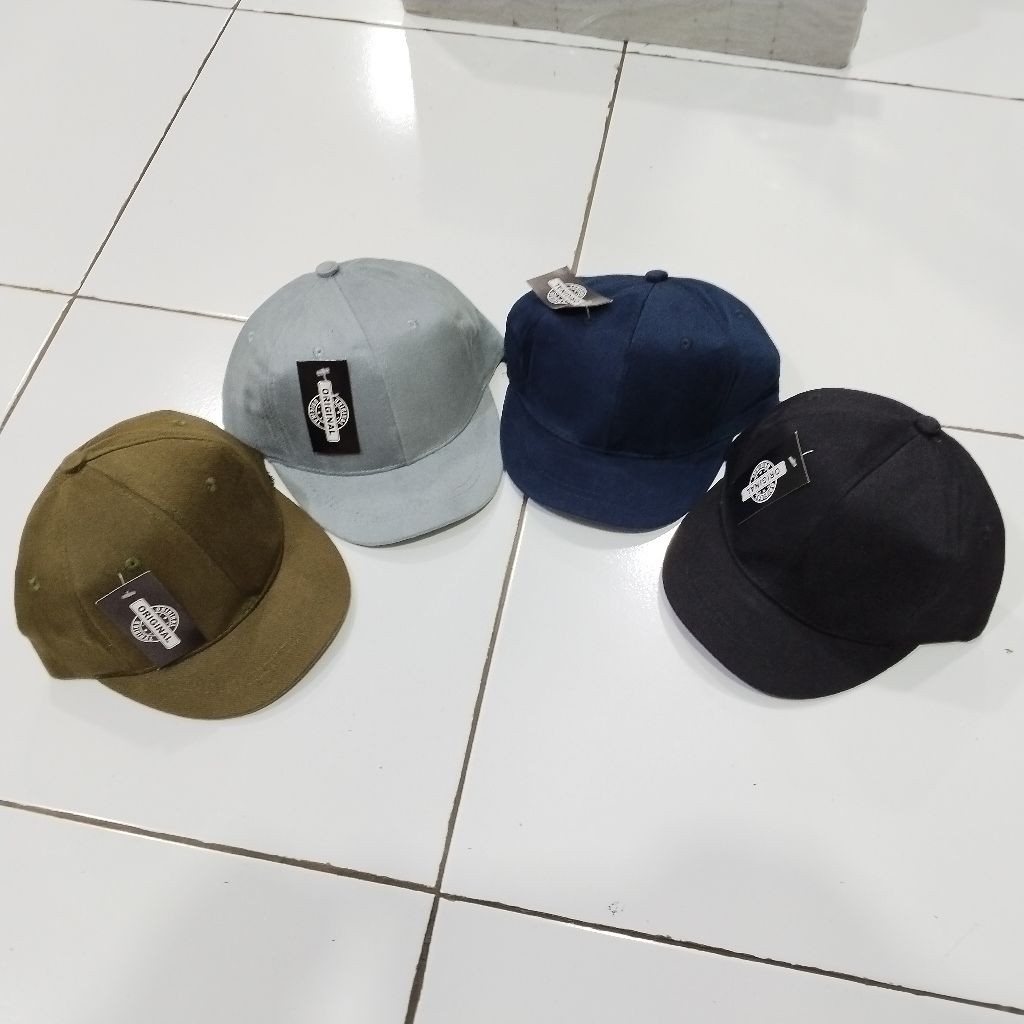 HIHI STORE - Topi baseball pria lidah pendek, topi baseball visor pendek