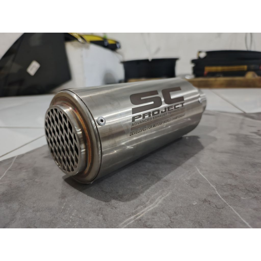 SC PROJECT Sandblas RAM - Jaring Knalpot Racing All Motor Silincer Saja inlet 2in