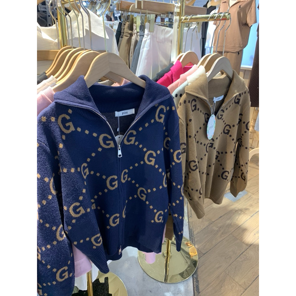 Jaket Wanita Rajut Pisi Premium Import Bangkok BKK