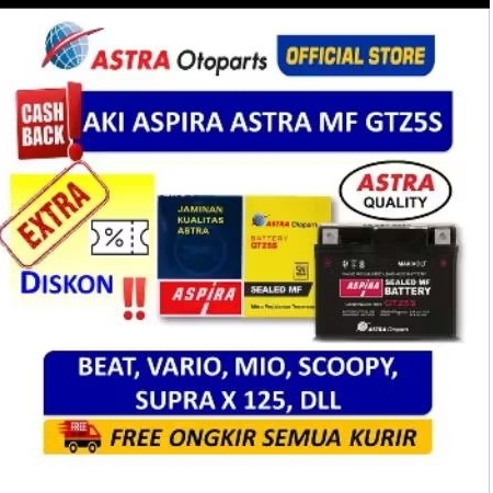 Aki Motor Aspira GTZ5S