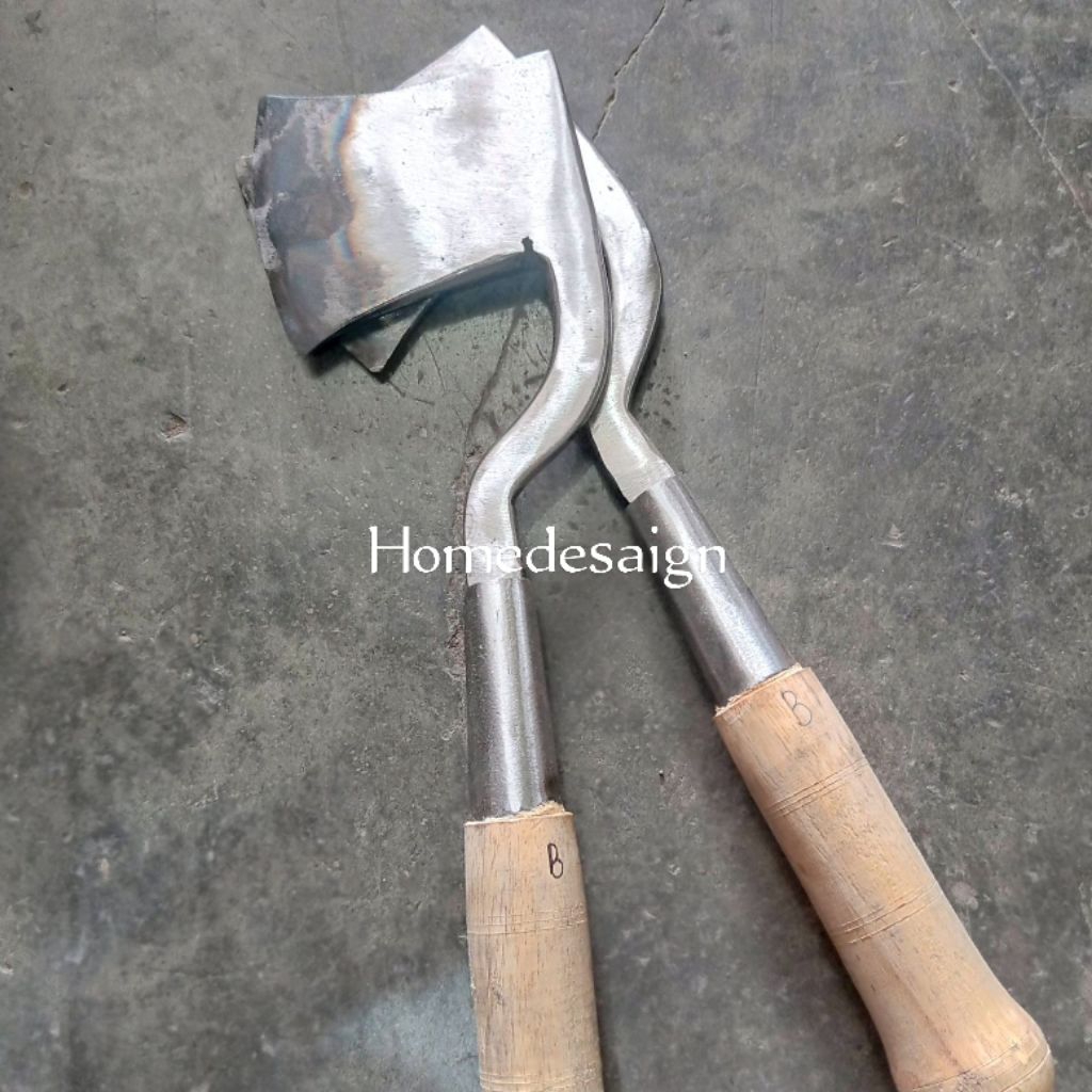 Petok Kapak Baja Per Gagang Kayu