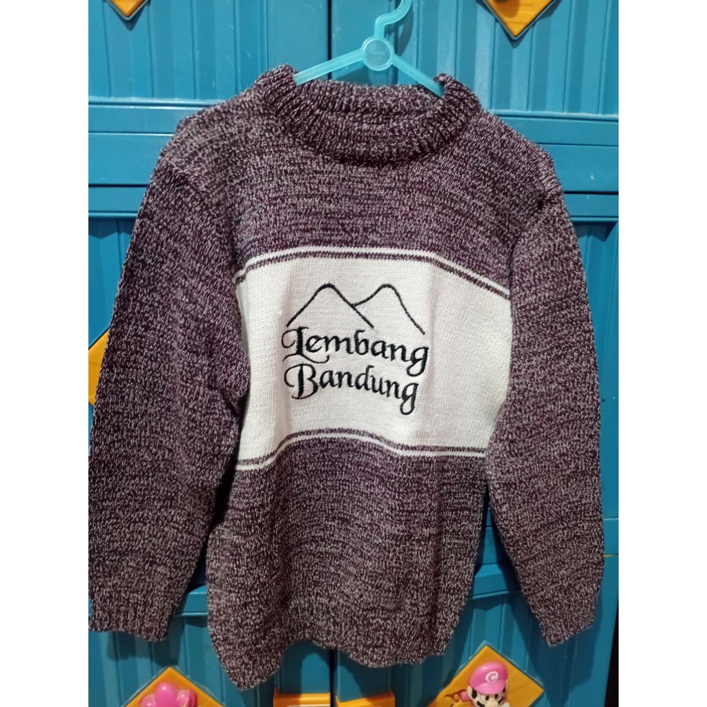 baju rajut anak lembang