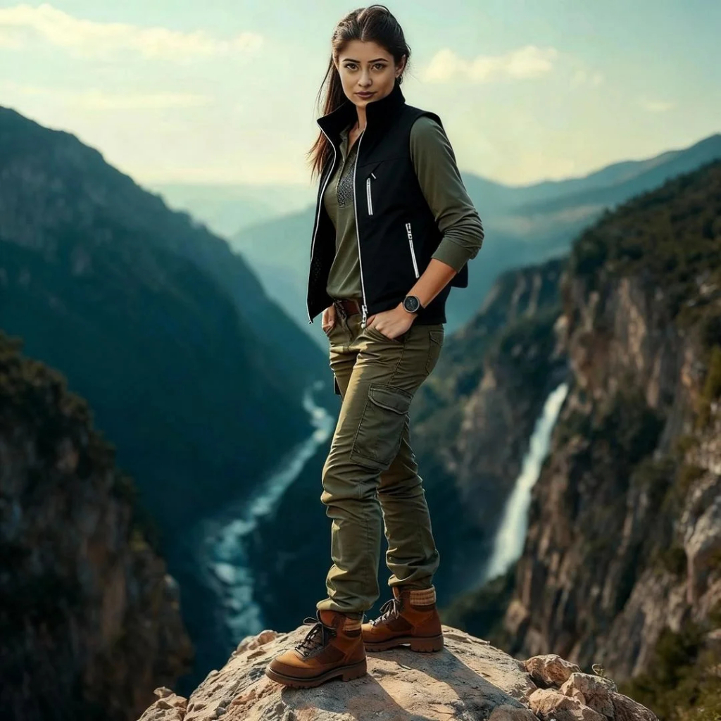 Rompi Pria Outdoor Waterproof Taslan Hiking