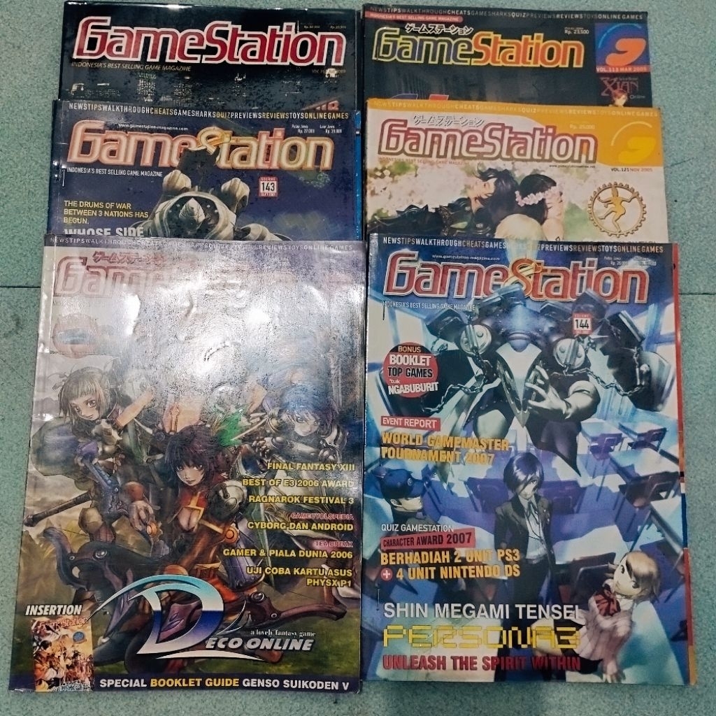 Majalah game jadul GAMESTATION