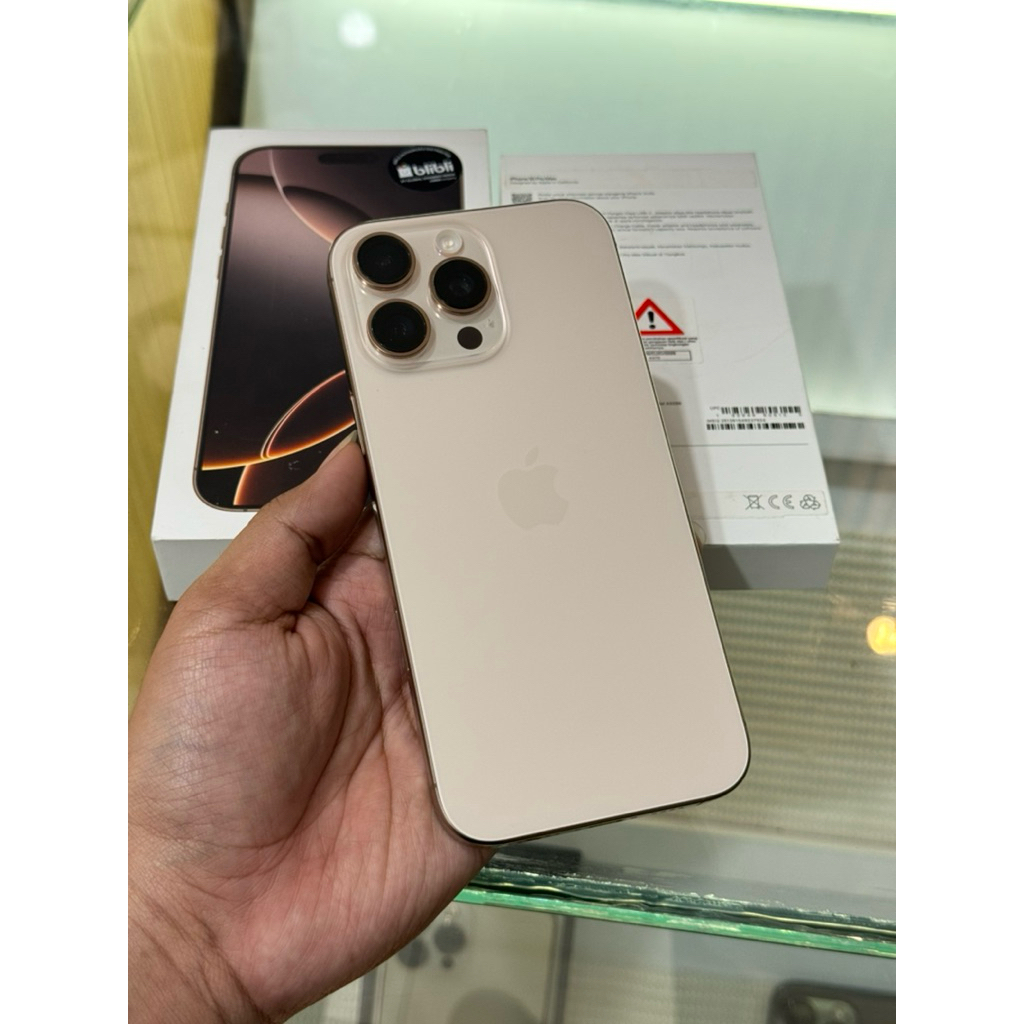 iphone 16 pro max 256gb ibox second deasert titanium