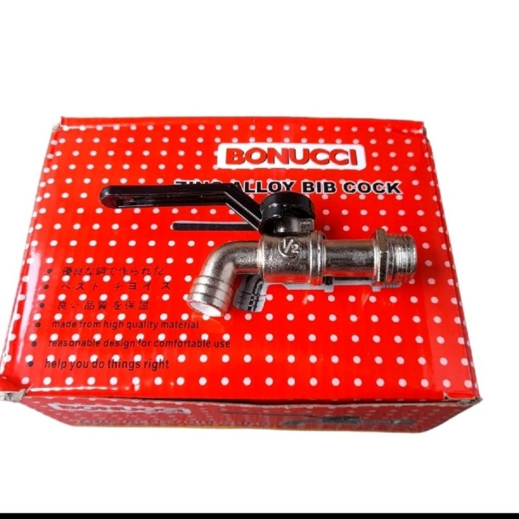 kran besi gagang hitam 3/4"