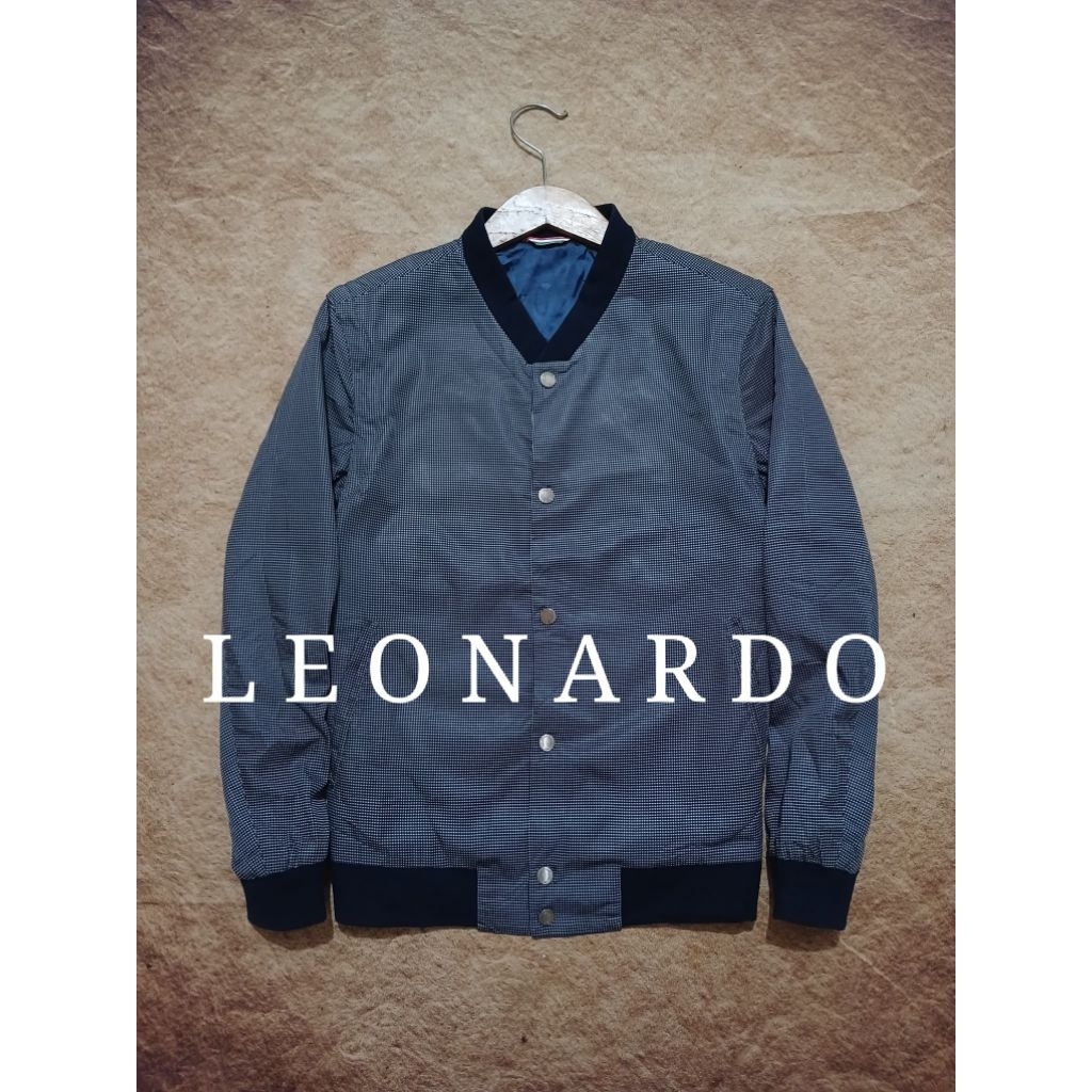 jaket varsity casual LEONARDO bahan tebal adem bekas recomend